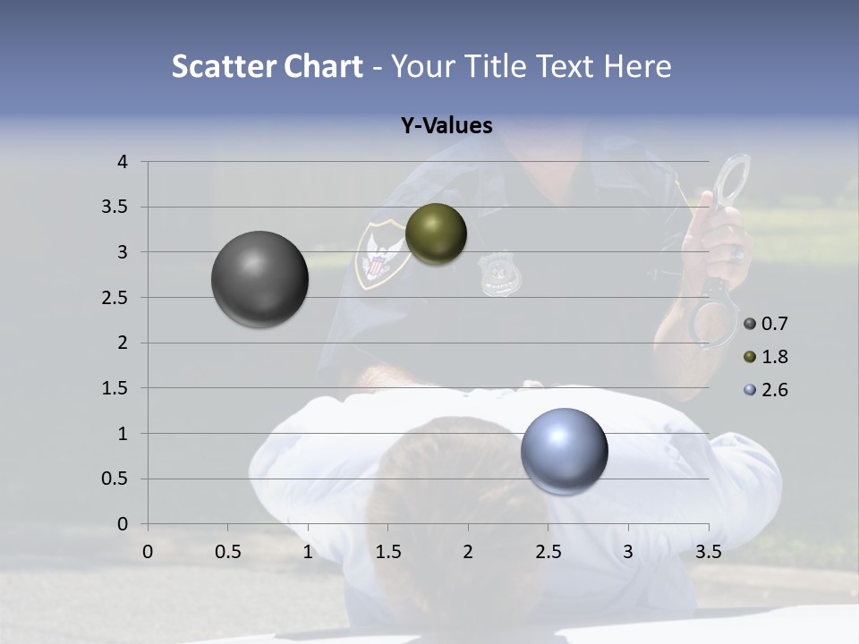 A Police Officer Giving A Presentation To A Child PowerPoint Template