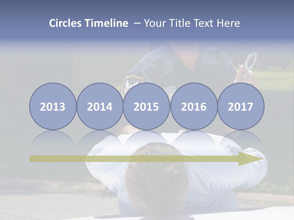 A Police Officer Giving A Presentation To A Child PowerPoint Template