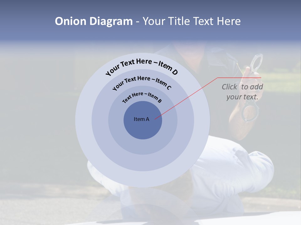 A Police Officer Giving A Presentation To A Child PowerPoint Template