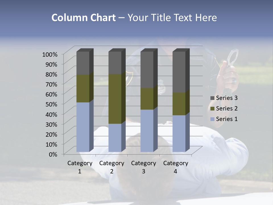 A Police Officer Giving A Presentation To A Child PowerPoint Template
