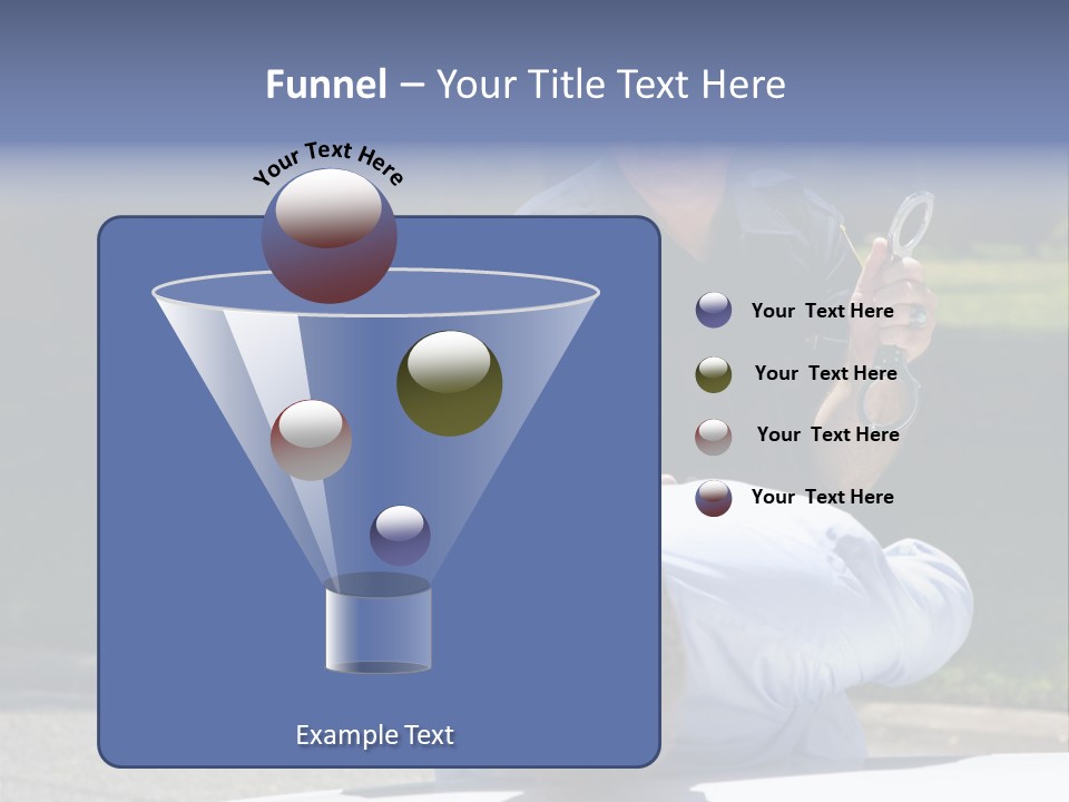 A Police Officer Giving A Presentation To A Child PowerPoint Template