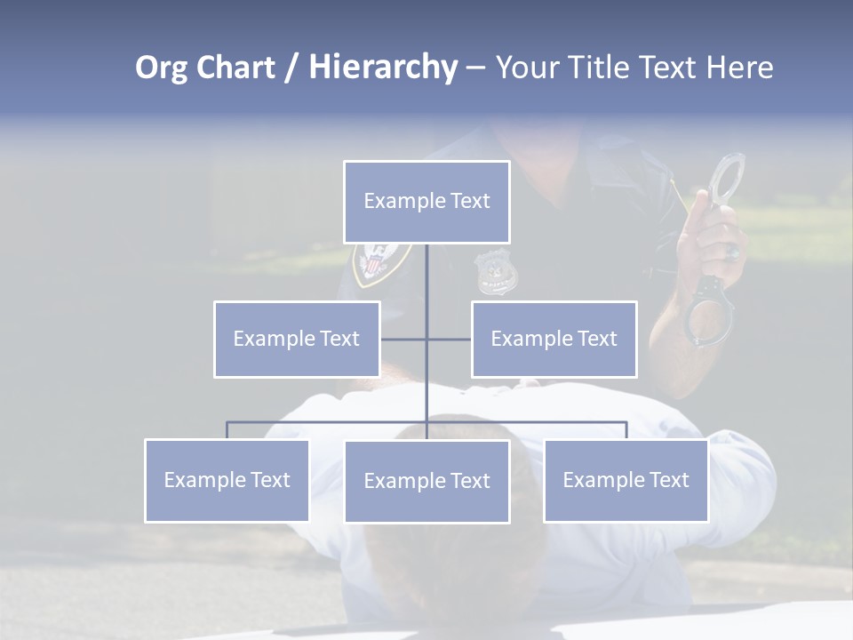 A Police Officer Giving A Presentation To A Child PowerPoint Template