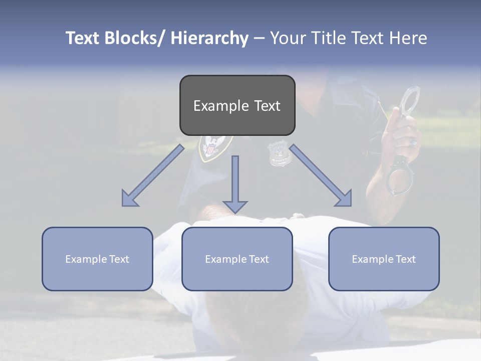 A Police Officer Giving A Presentation To A Child PowerPoint Template