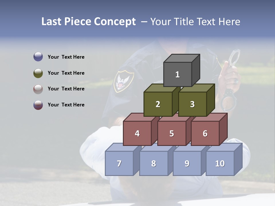 A Police Officer Giving A Presentation To A Child PowerPoint Template