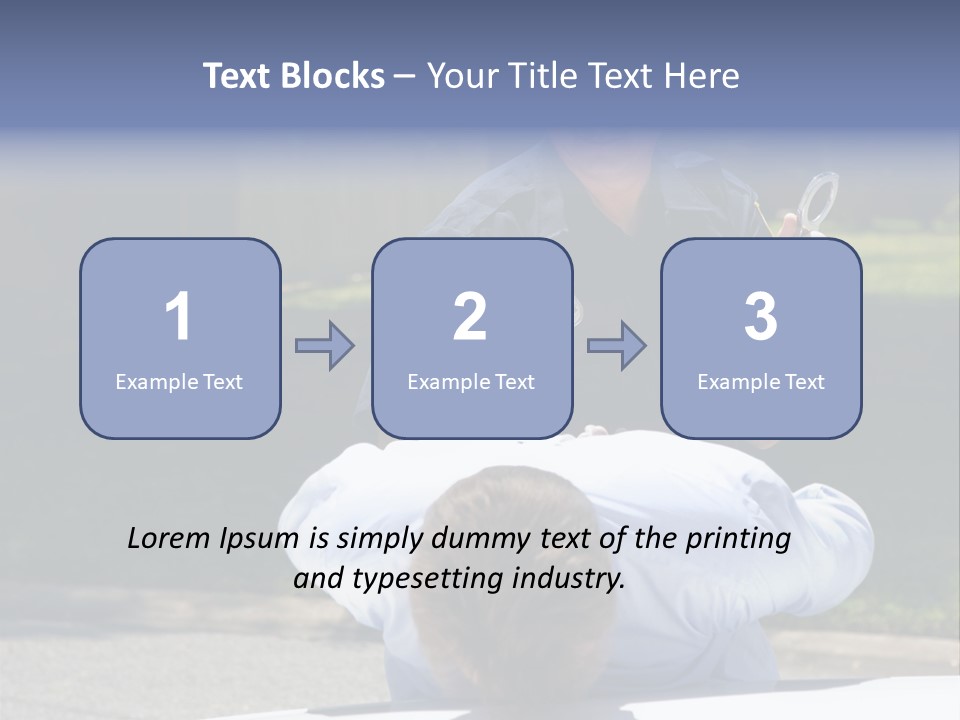 A Police Officer Giving A Presentation To A Child PowerPoint Template