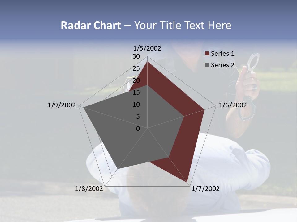 A Police Officer Giving A Presentation To A Child PowerPoint Template
