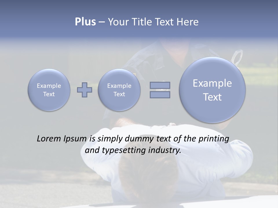 A Police Officer Giving A Presentation To A Child PowerPoint Template
