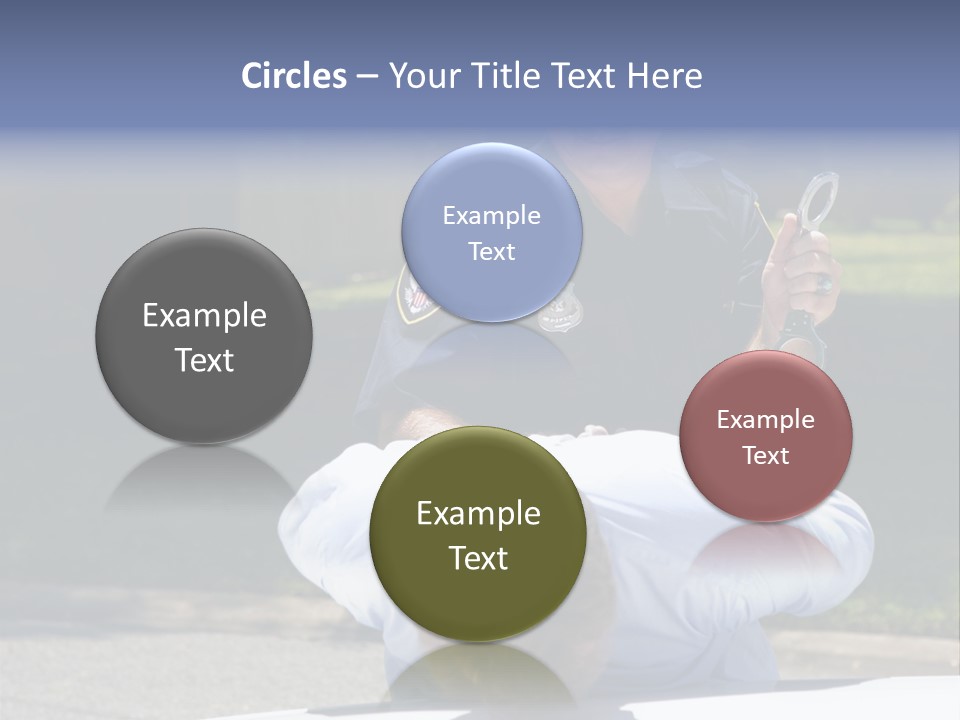 A Police Officer Giving A Presentation To A Child PowerPoint Template