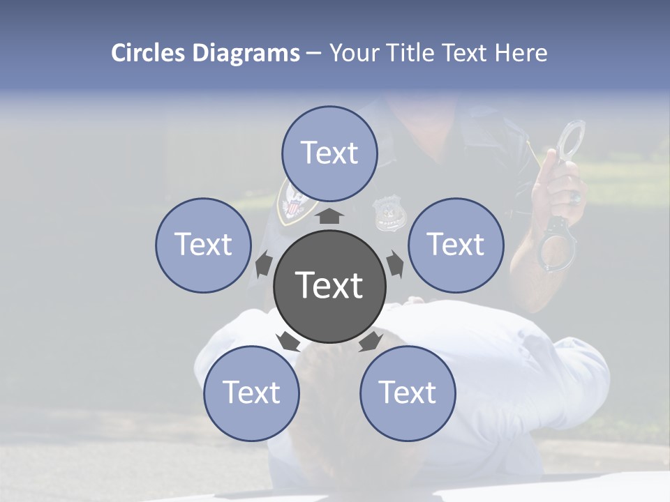 A Police Officer Giving A Presentation To A Child PowerPoint Template