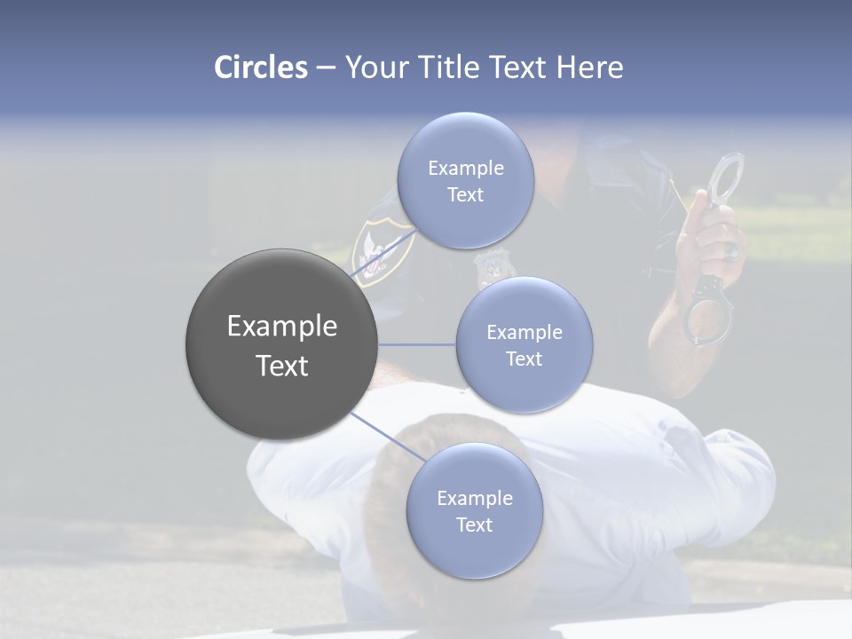 A Police Officer Giving A Presentation To A Child PowerPoint Template