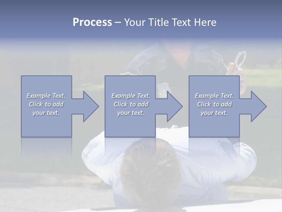 A Police Officer Giving A Presentation To A Child PowerPoint Template
