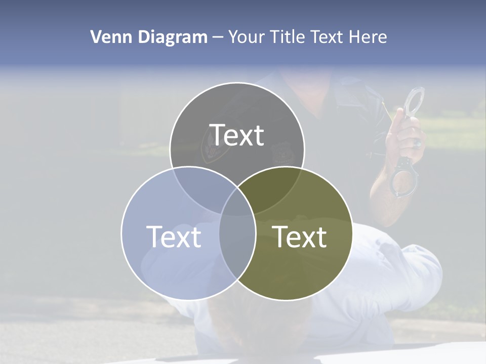 A Police Officer Giving A Presentation To A Child PowerPoint Template