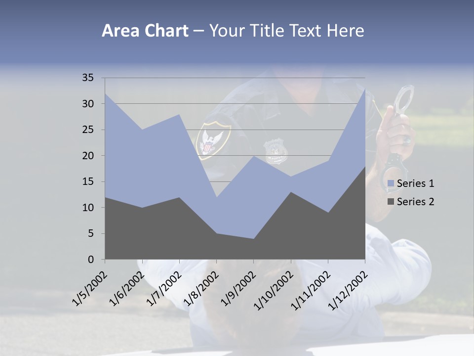 A Police Officer Giving A Presentation To A Child PowerPoint Template