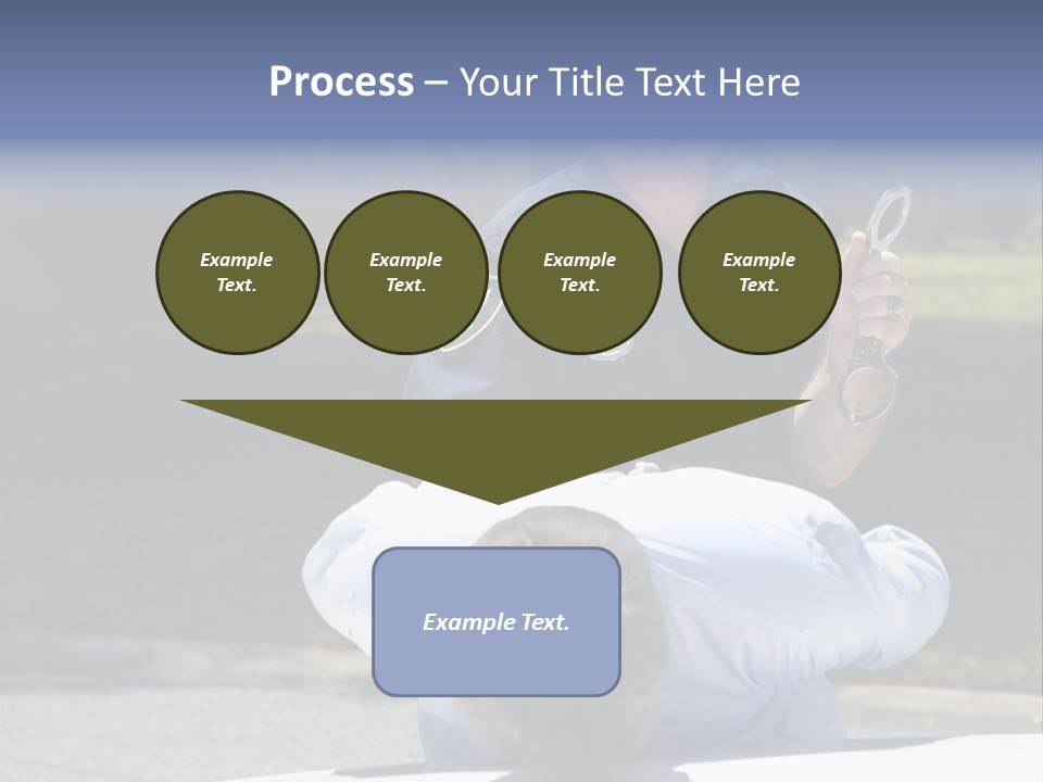 A Police Officer Giving A Presentation To A Child PowerPoint Template