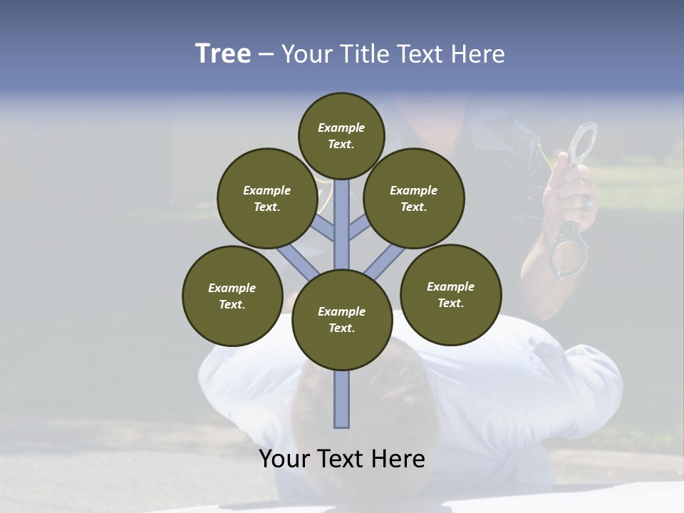 A Police Officer Giving A Presentation To A Child PowerPoint Template