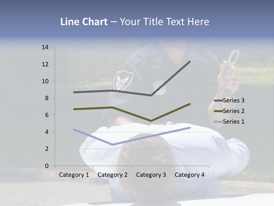A Police Officer Giving A Presentation To A Child PowerPoint Template