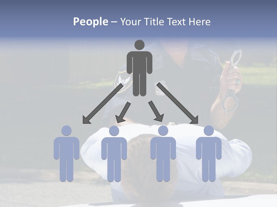 A Police Officer Giving A Presentation To A Child PowerPoint Template