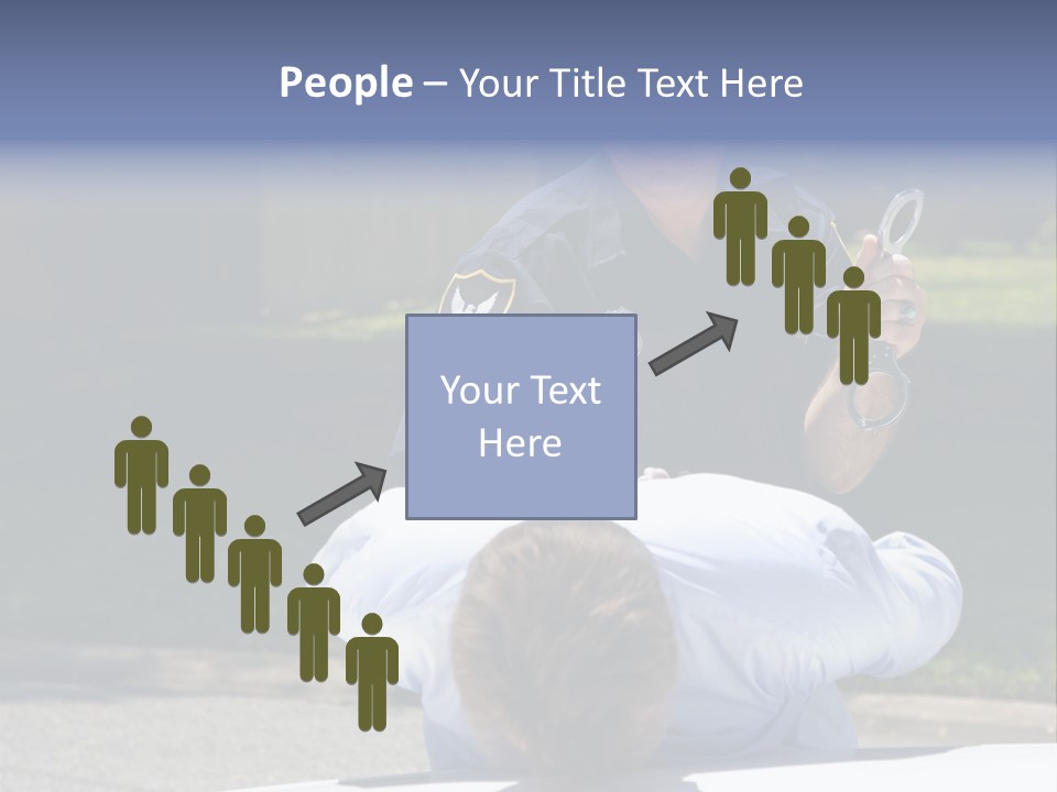 A Police Officer Giving A Presentation To A Child PowerPoint Template