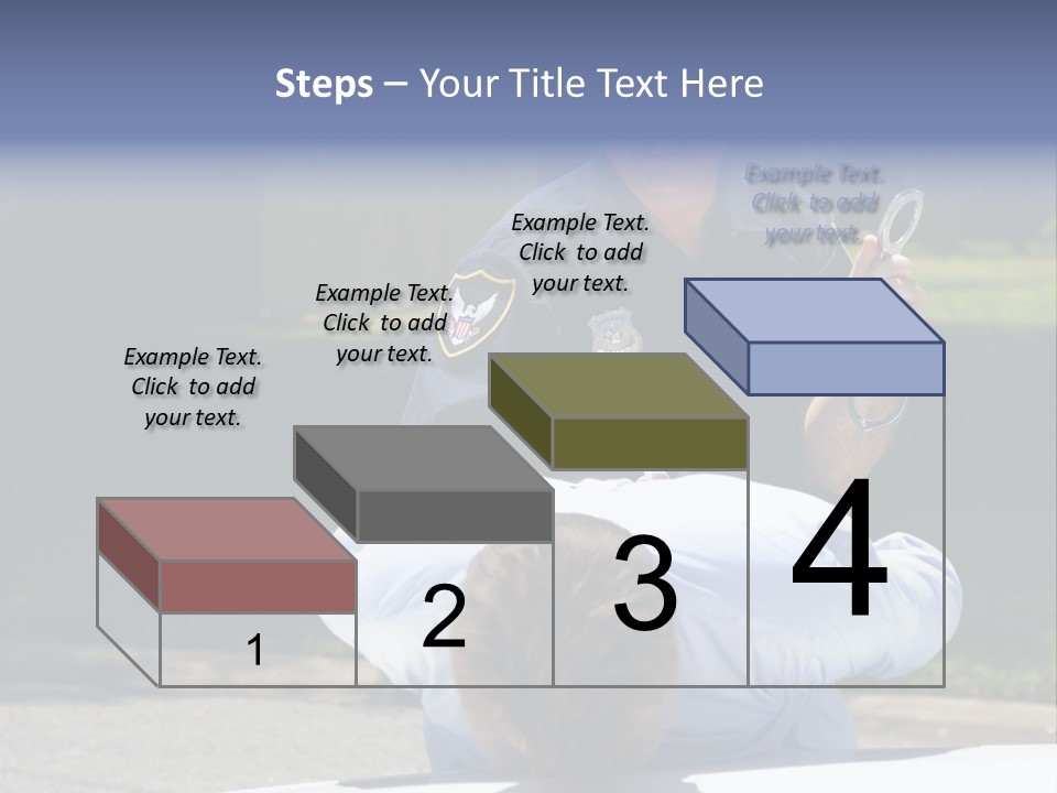 A Police Officer Giving A Presentation To A Child PowerPoint Template