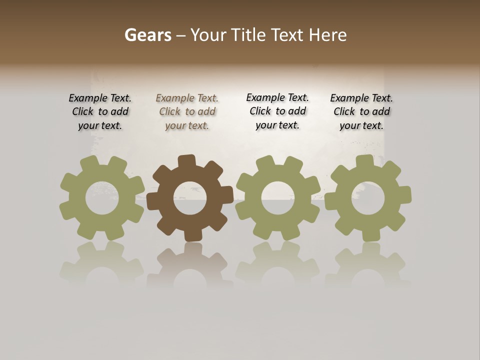 A Sign Hanging On A Chain In A Dark Room PowerPoint Template