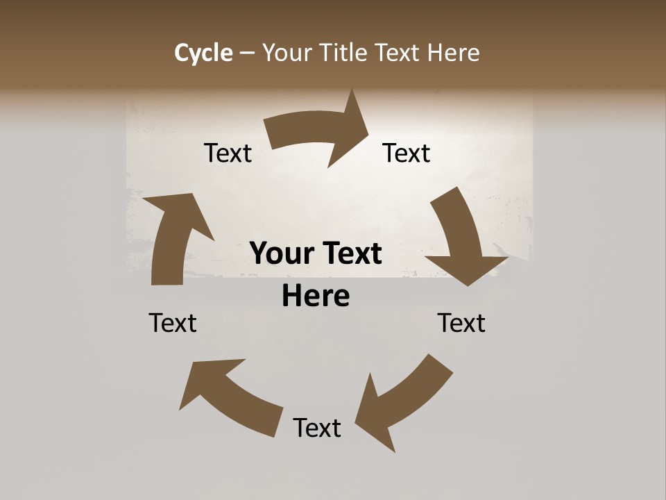 A Sign Hanging On A Chain In A Dark Room PowerPoint Template