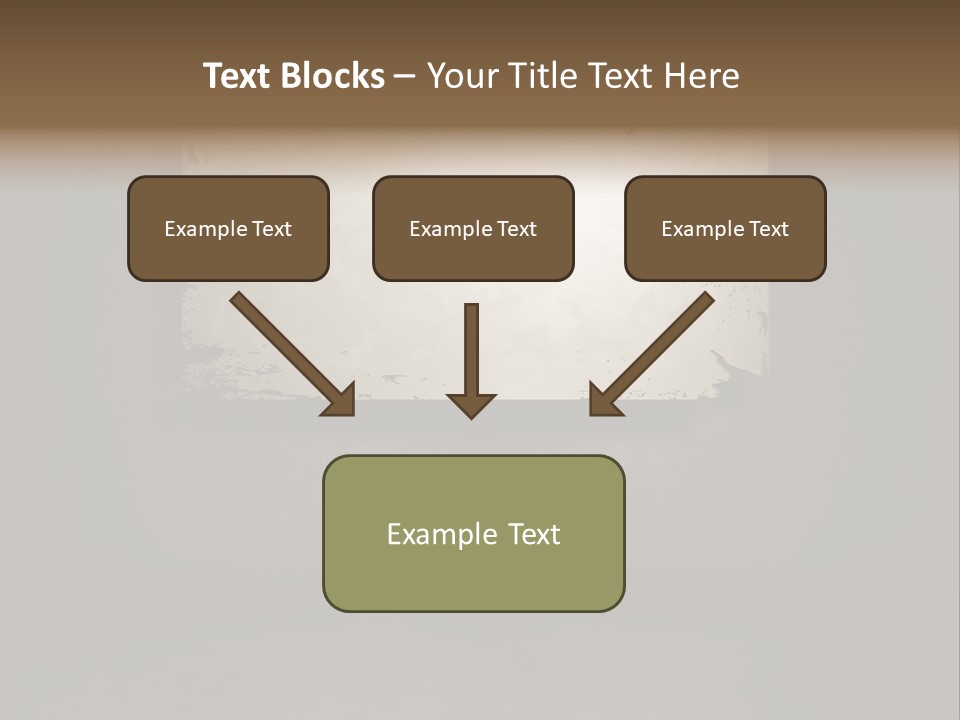 A Sign Hanging On A Chain In A Dark Room PowerPoint Template