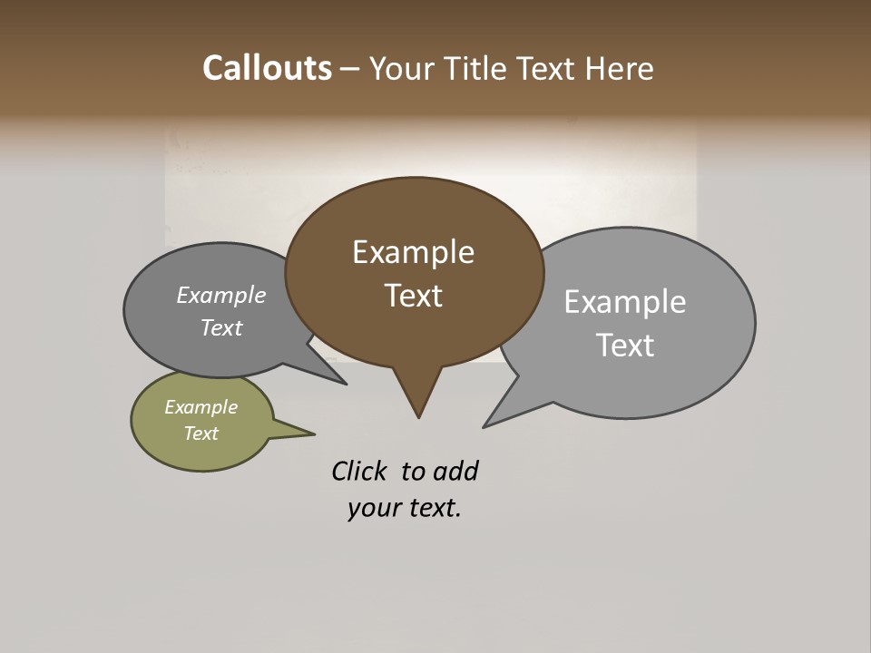 A Sign Hanging On A Chain In A Dark Room PowerPoint Template