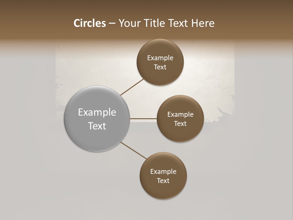 A Sign Hanging On A Chain In A Dark Room PowerPoint Template