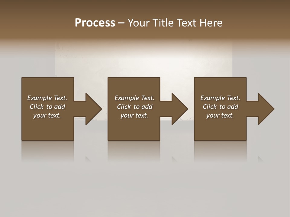 A Sign Hanging On A Chain In A Dark Room PowerPoint Template