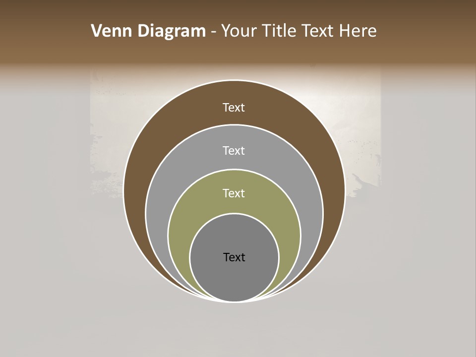 A Sign Hanging On A Chain In A Dark Room PowerPoint Template