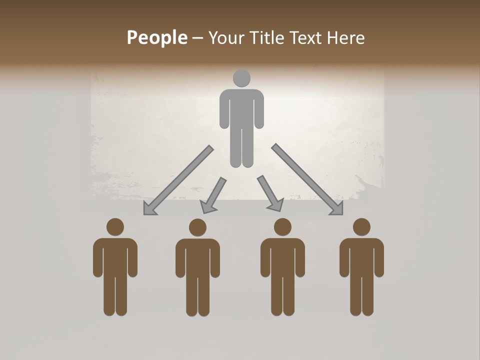 A Sign Hanging On A Chain In A Dark Room PowerPoint Template