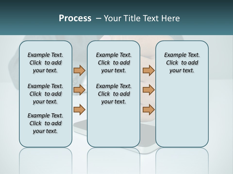 A Man In A Suit Holding A Business Card PowerPoint Template