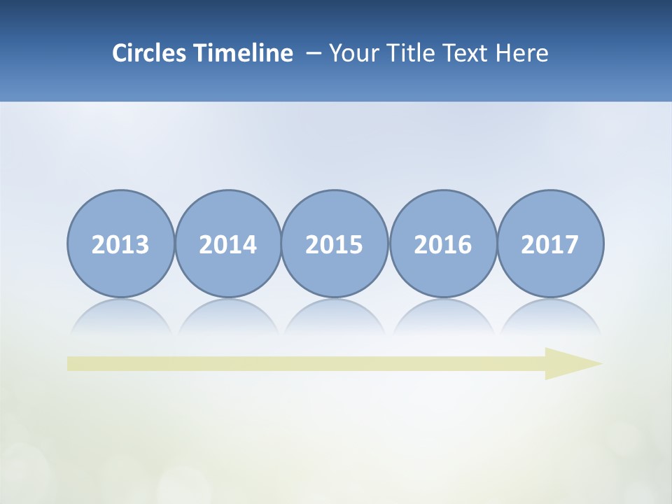 A Blue And Green Background With A Sky In The Background PowerPoint Template