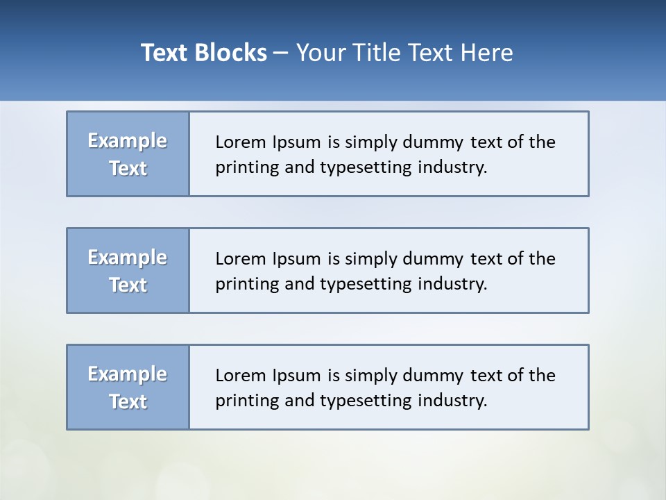 A Blue And Green Background With A Sky In The Background PowerPoint Template