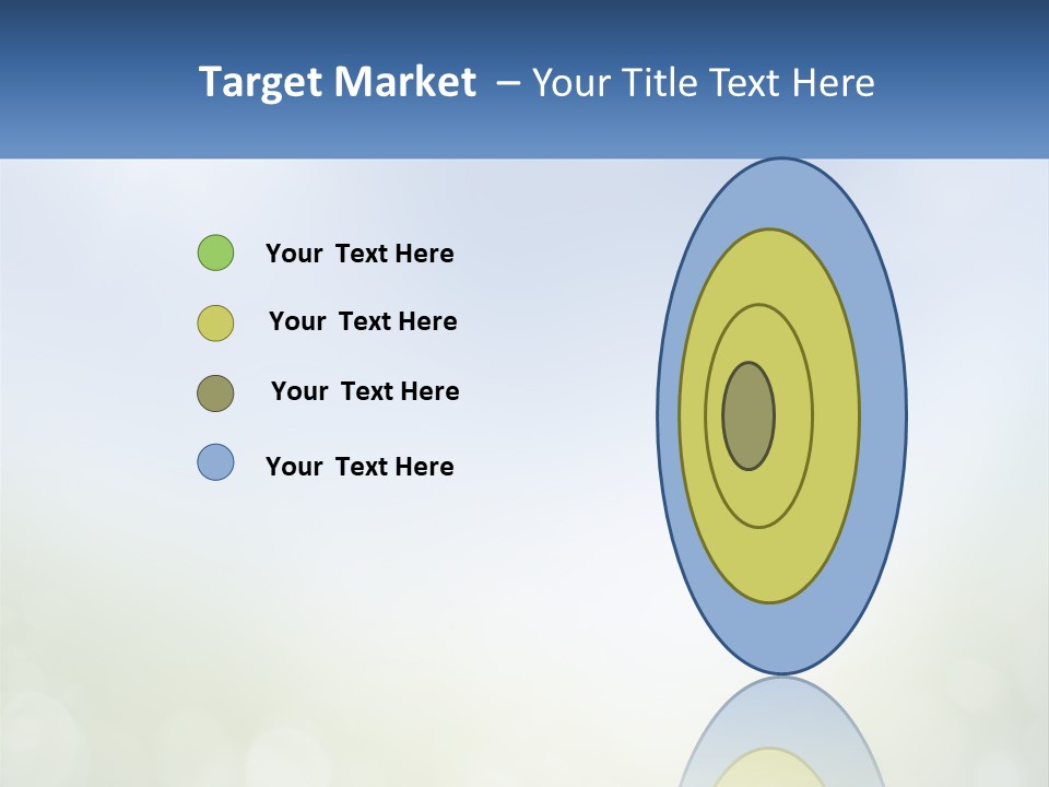 A Blue And Green Background With A Sky In The Background PowerPoint Template