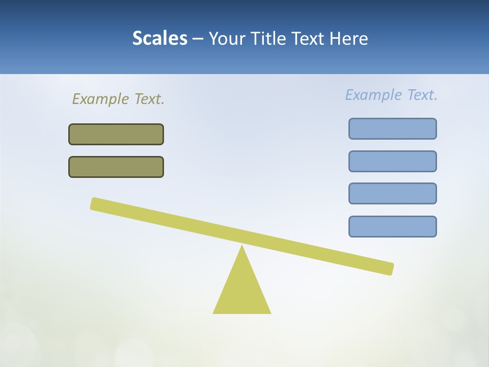 A Blue And Green Background With A Sky In The Background PowerPoint Template