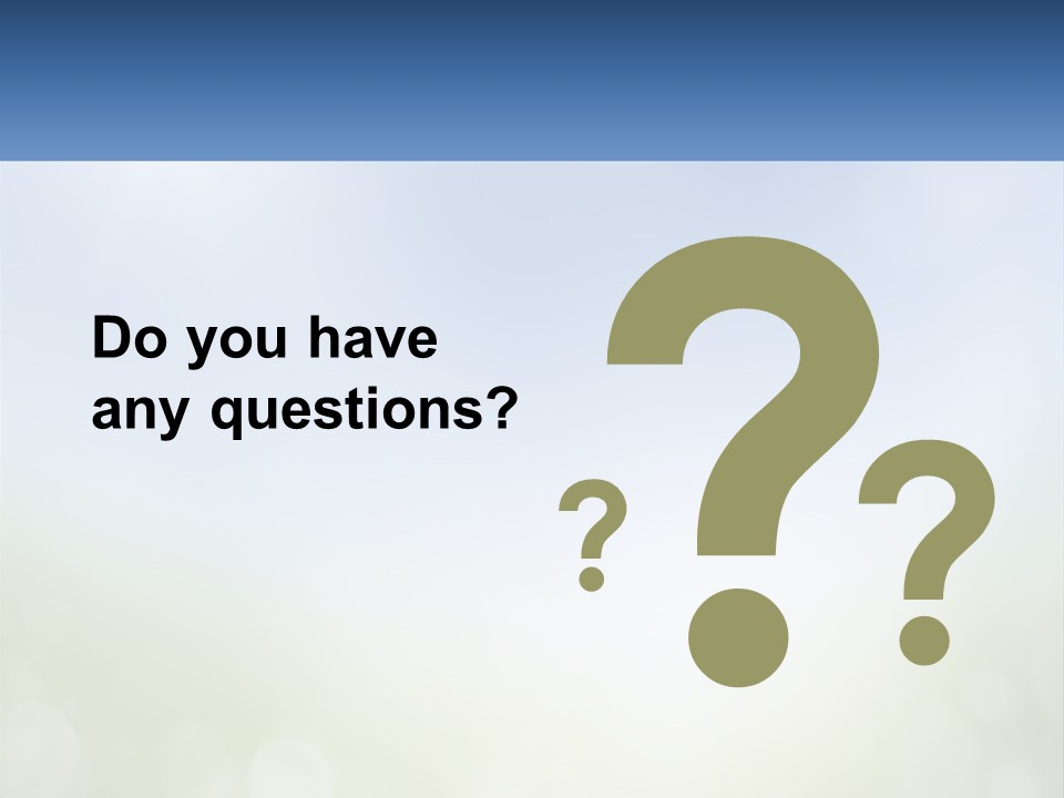 A Blue And Green Background With A Sky In The Background PowerPoint Template