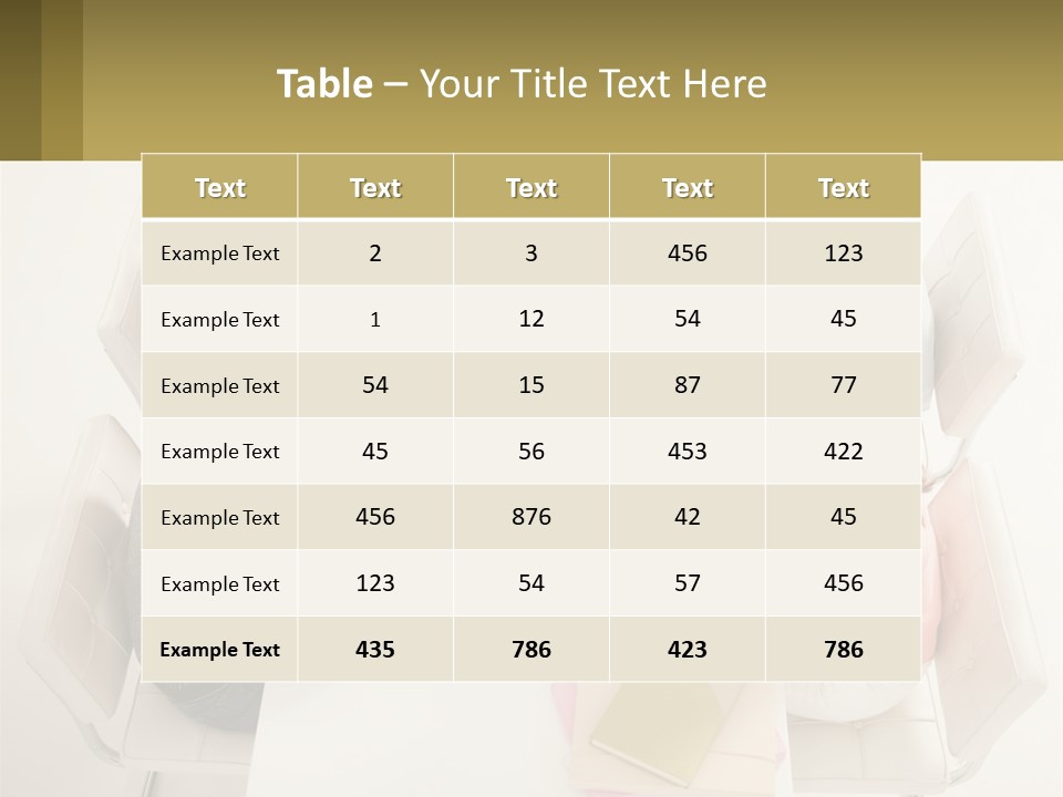 A Group Of People Sitting Around A White Table PowerPoint Template