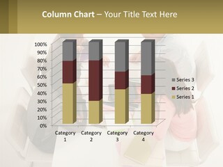 A Group Of People Sitting Around A White Table PowerPoint Template