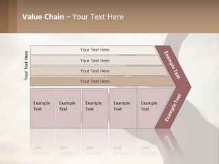 A Person Holding Their Hand Up To The Sky PowerPoint Template