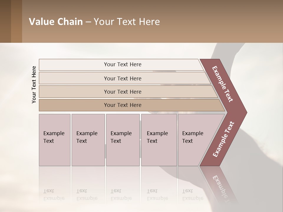 A Person Holding Their Hand Up To The Sky PowerPoint Template