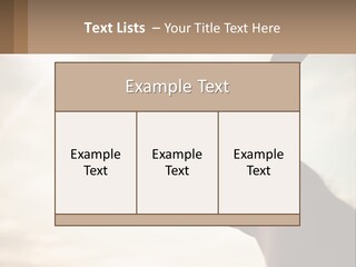 A Person Holding Their Hand Up To The Sky PowerPoint Template