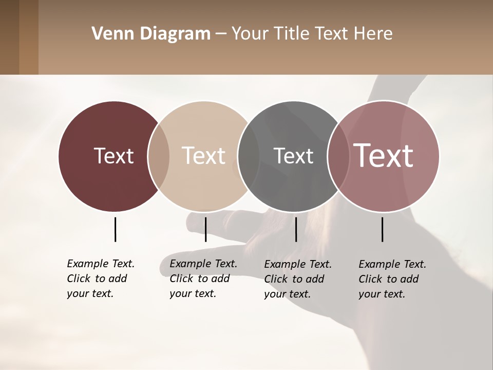A Person Holding Their Hand Up To The Sky PowerPoint Template