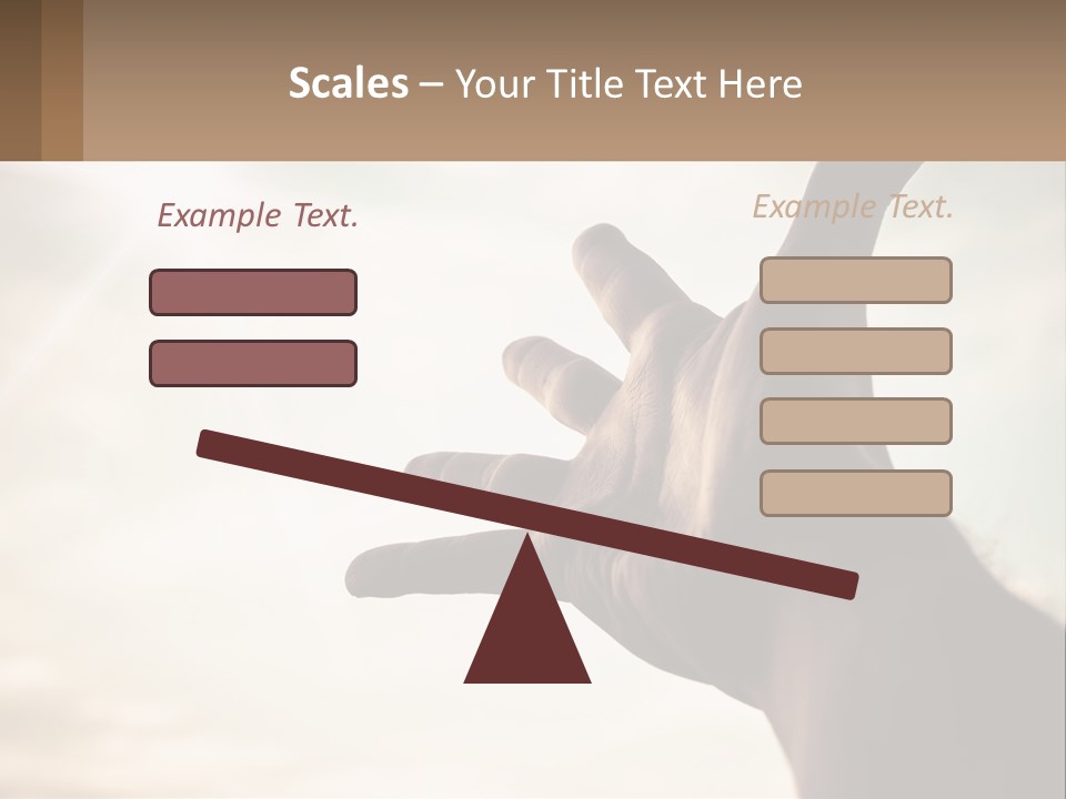 A Person Holding Their Hand Up To The Sky PowerPoint Template
