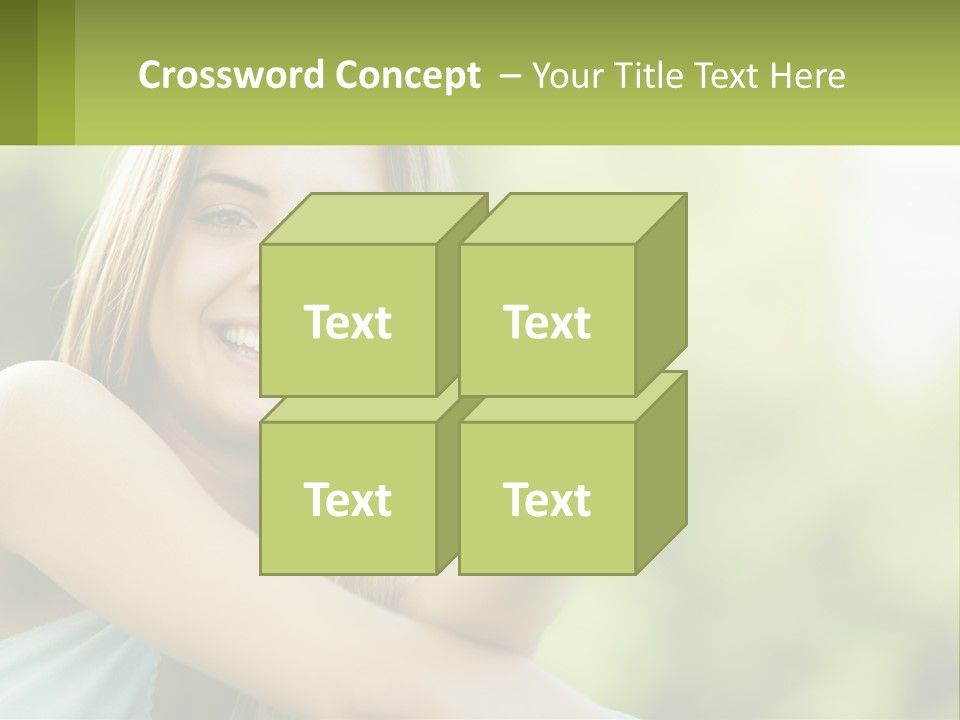 A Woman Giving A Thumbs Up With A Green Background PowerPoint Template