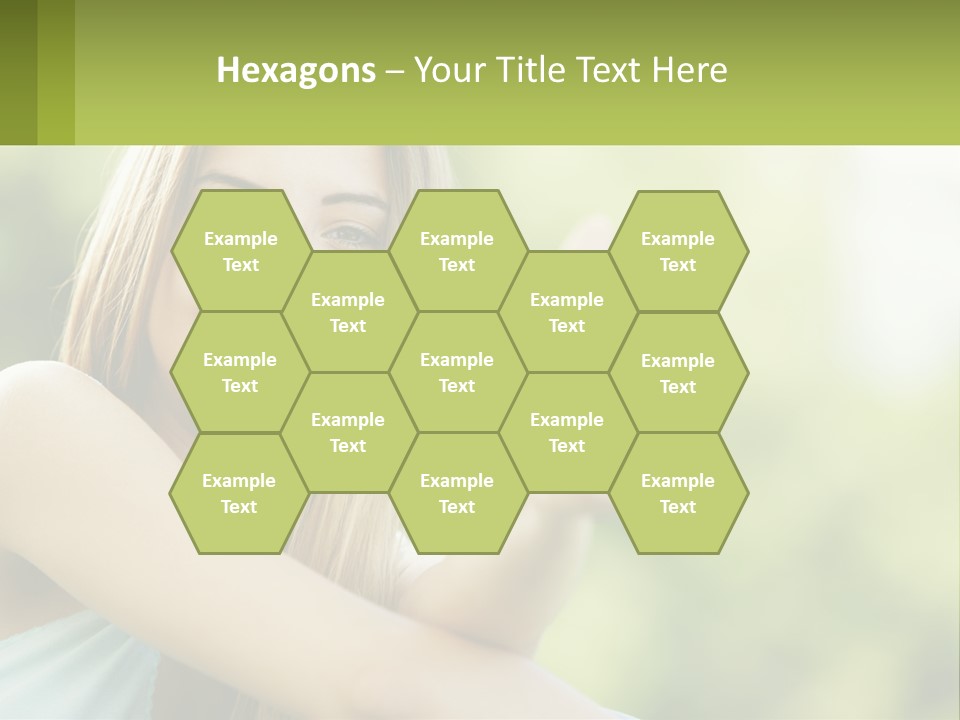 A Woman Giving A Thumbs Up With A Green Background PowerPoint Template