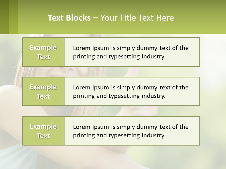A Woman Giving A Thumbs Up With A Green Background PowerPoint Template