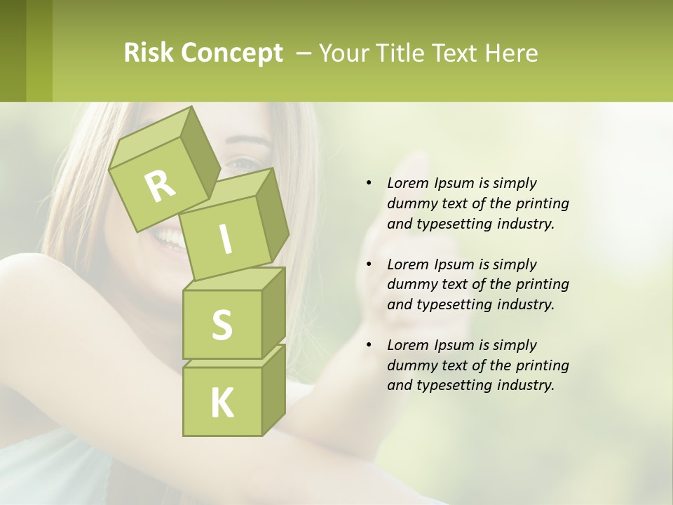 A Woman Giving A Thumbs Up With A Green Background PowerPoint Template