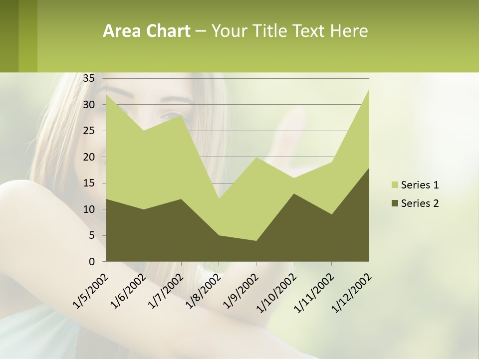 A Woman Giving A Thumbs Up With A Green Background PowerPoint Template