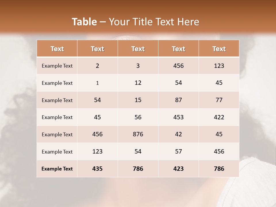 A Woman With Curly Hair Is Smiling For The Camera PowerPoint Template